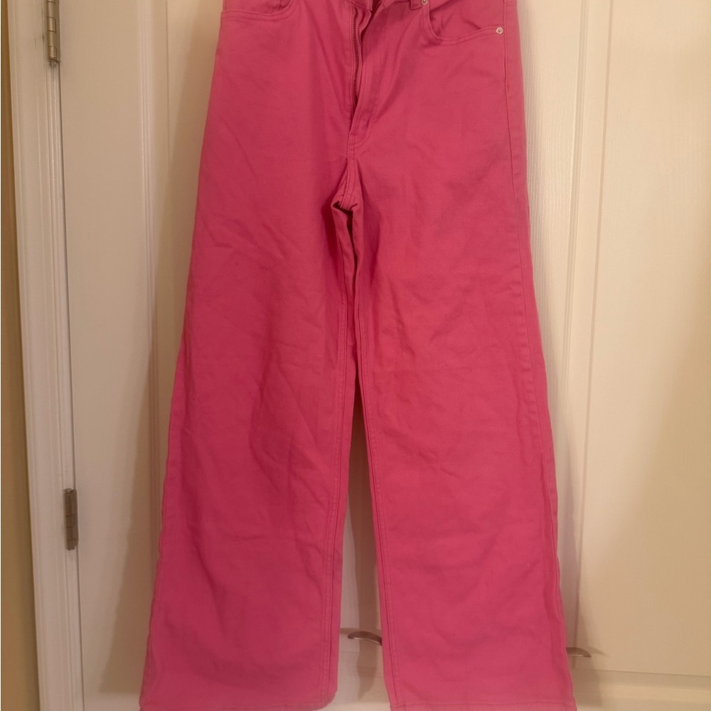 H&M Pretty & Pink flare leg jeans!